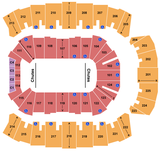 Brookshire Grocery Arena Seating Chart: Rodeo