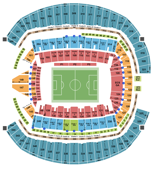 Lumen Field Seating Chart: Soccer