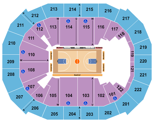 Chaifetz Arena Seating Chart: Basketball - Globetrotters