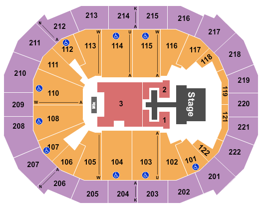 Chaifetz Arena Seating Chart: Chris Tomlin