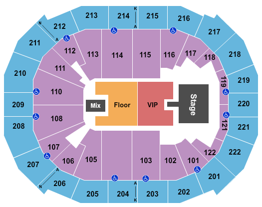 Chaifetz Arena Seating Chart: Cody Johnson