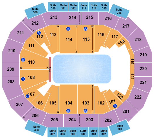 Chaifetz Arena Seating Chart: Disney On Ice