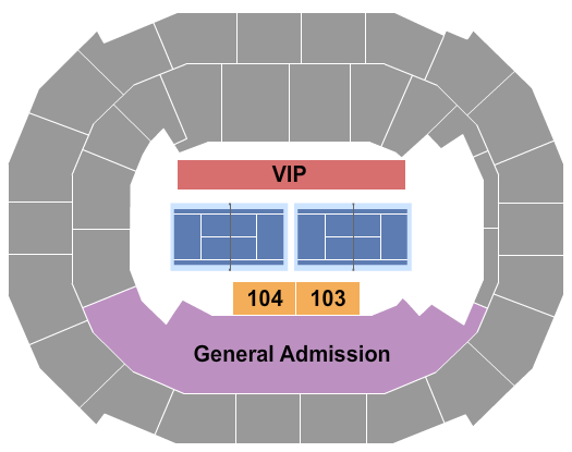 Chaifetz Arena Seating Chart: Pickleball