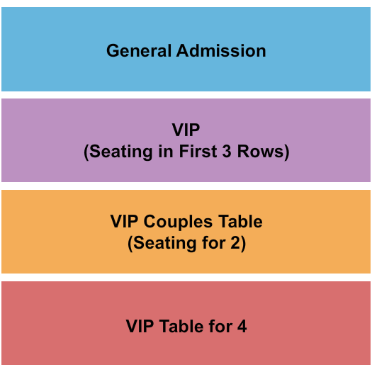 Chairman's Lounge at Spotlight 29 Casino Seating Chart: Endstage GA/VIP/Couples/Table