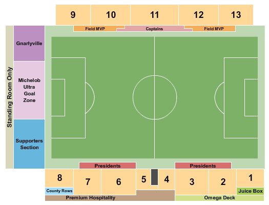 Championship Stadium at OC Great Park Seating Chart: Soccer 2