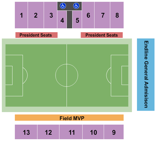 Championship Stadium at OC Great Park Map