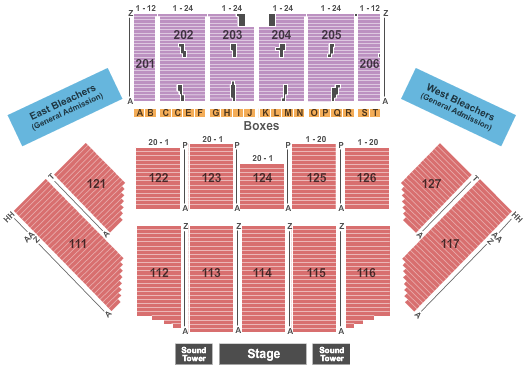 Champlain Valley Expo Seating Chart