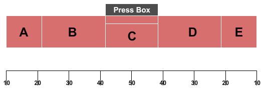 Champlin Park High School Football Field Seating Chart: DCI