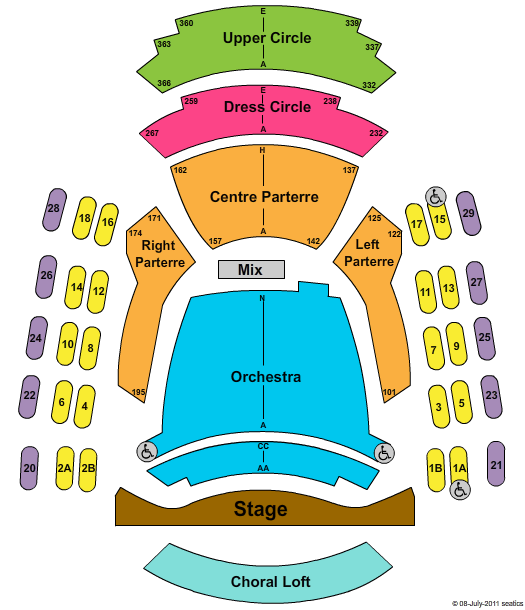 Commodore Ballroom Vancouver Seating Chart