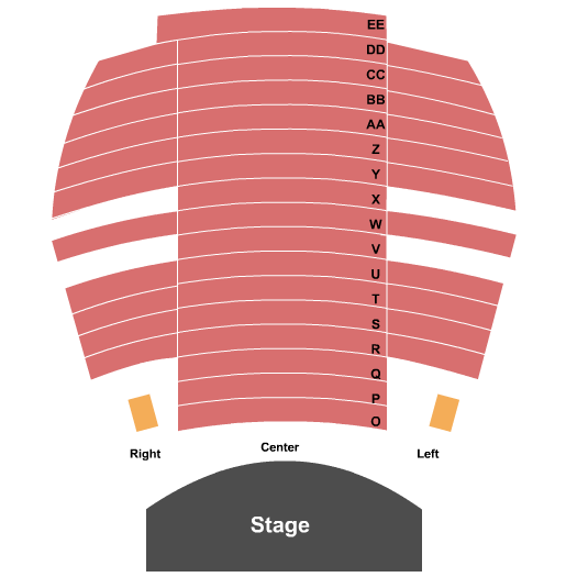 Mainstage at Chandler Center For The Arts - AZ Seating Chart: End Stage 2
