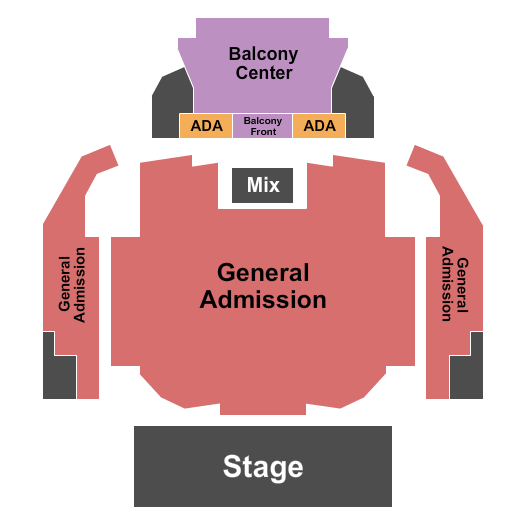 Channel 24 Seating Chart: Endstage GA Floor