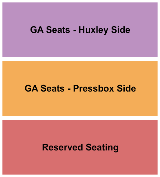 Chapey Field At Anderson Stadium Seating Chart: Reserved/GA