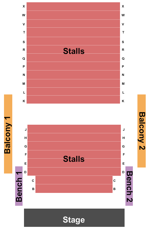 Charing Cross Theatre Seating Chart