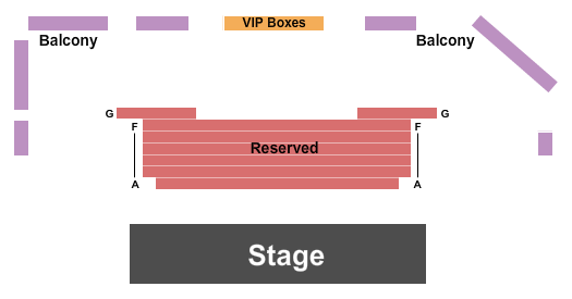 Charles Bach Wonders Theatre Seating Chart: End Stage