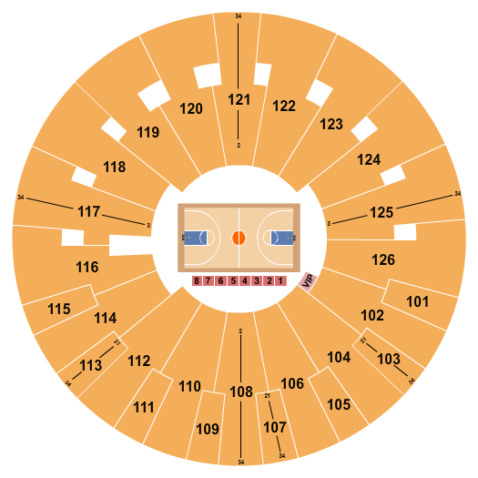 Charles Koch Arena Seating Chart: Basketball - TBT