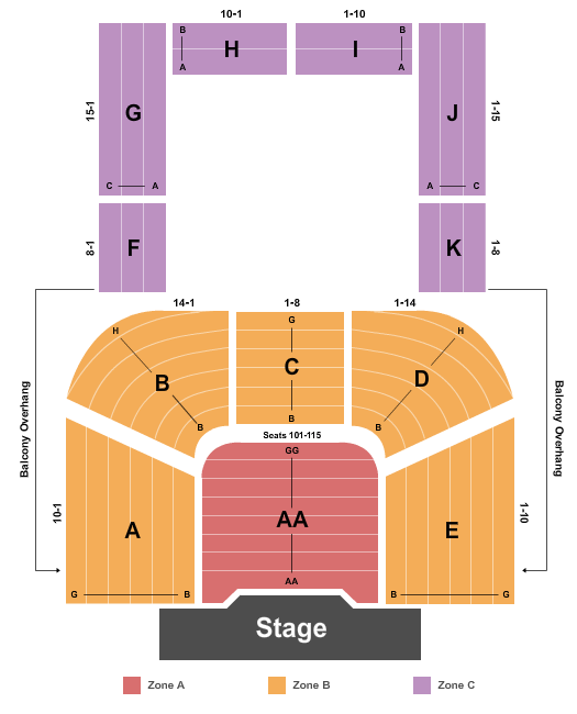 Luxor Blue Man Group Seating Chart