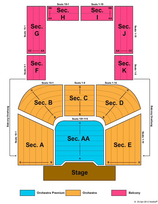 Charles Playhouse Seating Chart