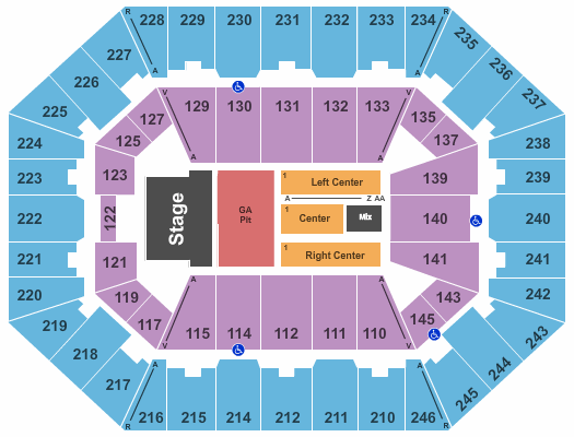 Charleston Coliseum & Convention Center Seating Chart