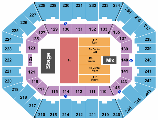 Disney On Ice Tickets | Seating Chart | Charleston Coliseum