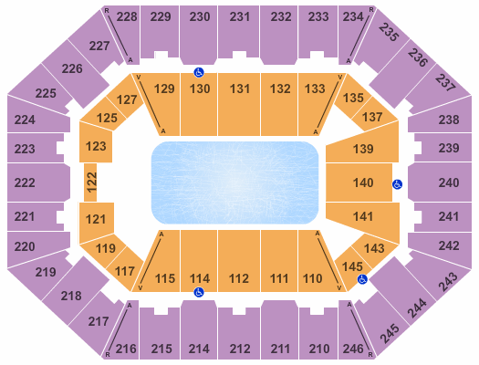 Charleston Civic Center Seating Chart With Rows