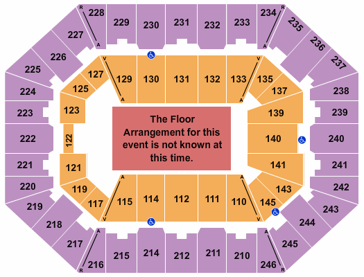Charleston Coliseum & Convention Center - Charleston Seating Chart: Generic Floor