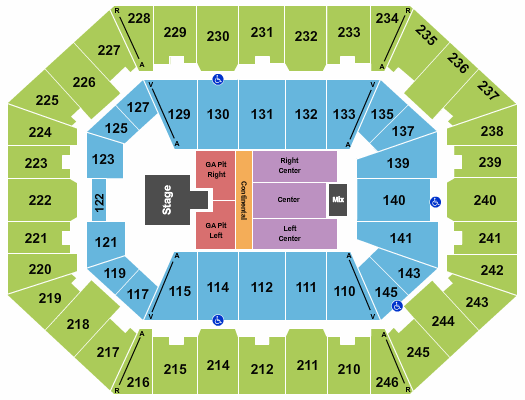 Charleston Coliseum & Convention Center - Charleston Seating Chart: Jason Aldean 2