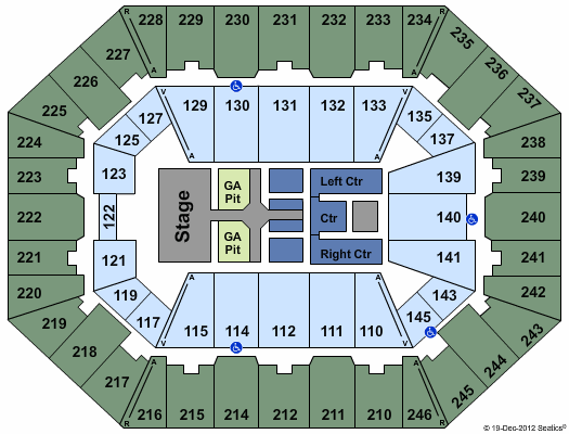 Charleston Civic Center Seating Chart