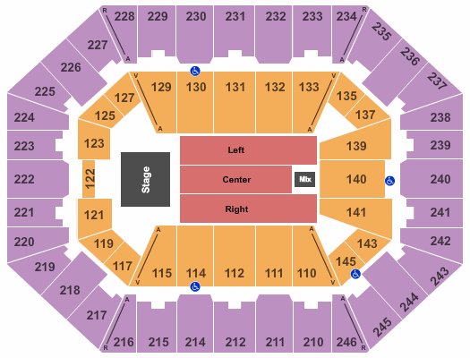 Charleston Coliseum & Convention Center - Charleston Seating Chart: ZZ Top