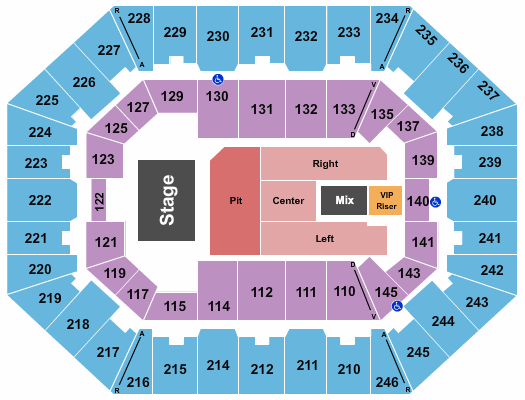 Charleston Coliseum & Convention Center - Charleston Seating Chart: Breaking Benjamin