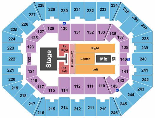 Charleston Coliseum & Convention Center - Charleston Seating Chart: Lainey Wilson
