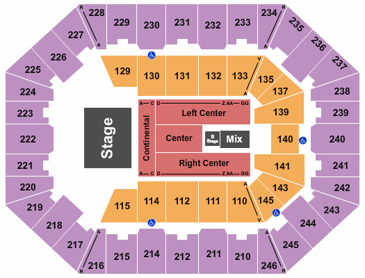 Charleston Coliseum & Convention Center - Charleston Map