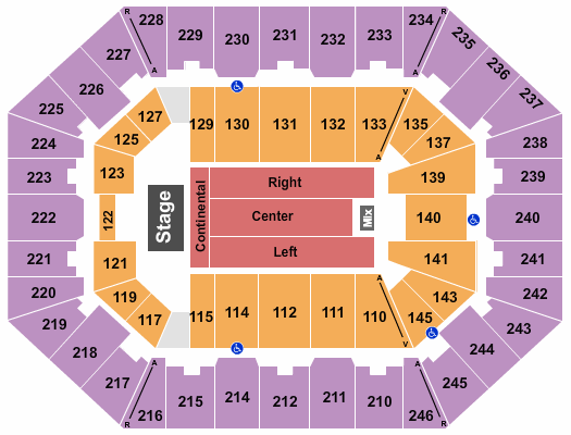 Charleston Coliseum & Convention Center - Charleston Seating Chart: Comedy