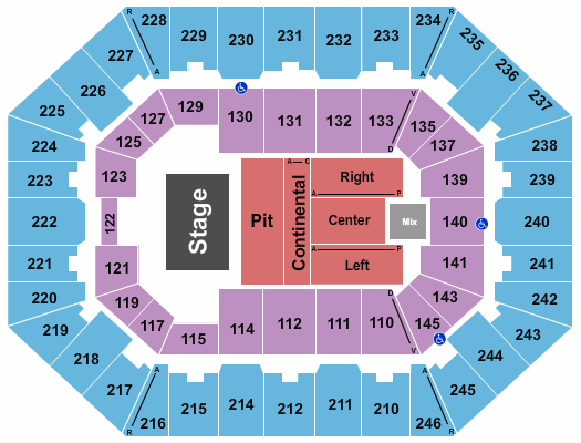 Charleston Coliseum & Convention Center - Charleston Seating Chart: Red Clay Strays