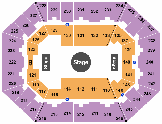 Charleston Coliseum & Convention Center - Charleston Seating Chart: Ringling Bros Circus