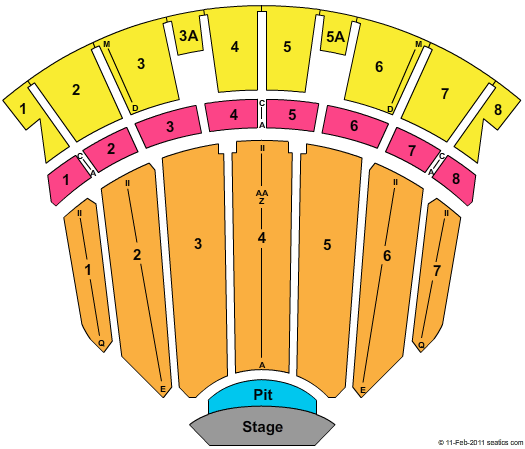 Charleston Municipal Auditorium Seating Chart