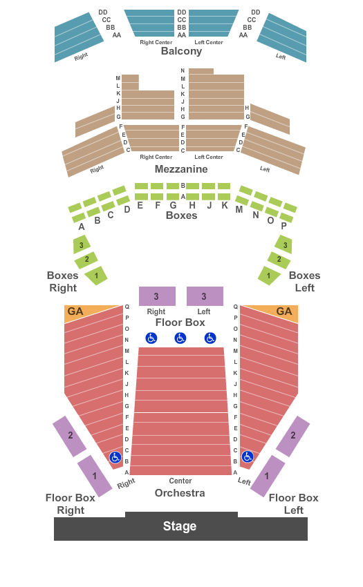 Charline McCombs Empire Theatre Map
