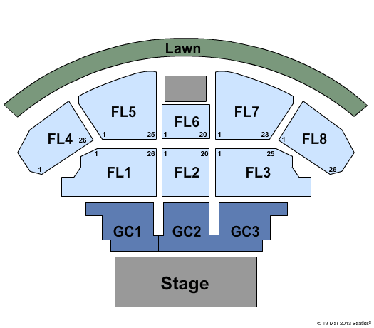 Heritage Park Amphitheatre Seating Map