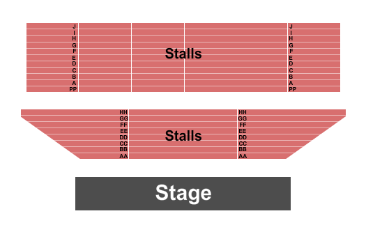 Charter Hall Seating Chart: Endstage