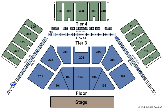 Charter One Pavilion At Northerly Island Seating Chart