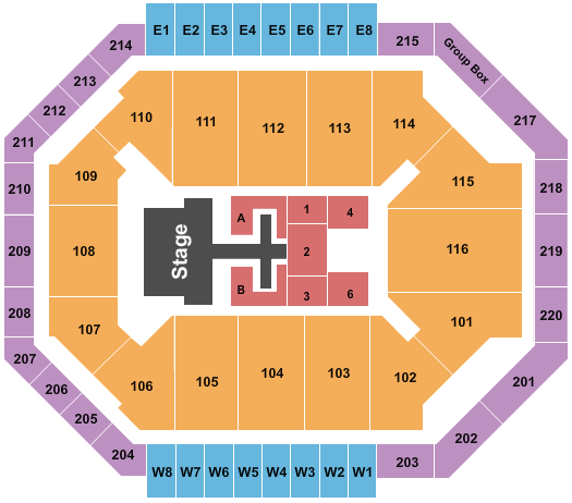 Chartway Arena at Ted Constant Convocation Center Seating Chart: Chris Tomlin