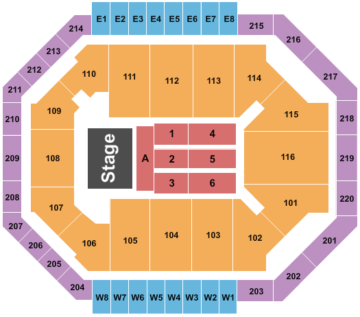 Chartway Arena at Ted Constant Convocation Center Seating Chart: Lil Wayne