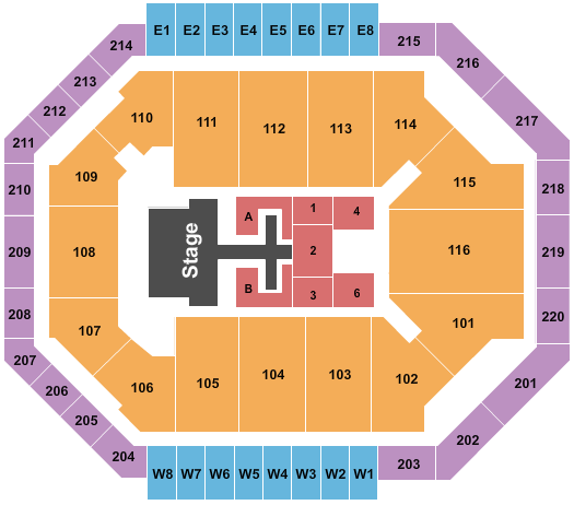 Chartway Arena at Ted Constant Convocation Center Seating Chart: Chris Tomlin