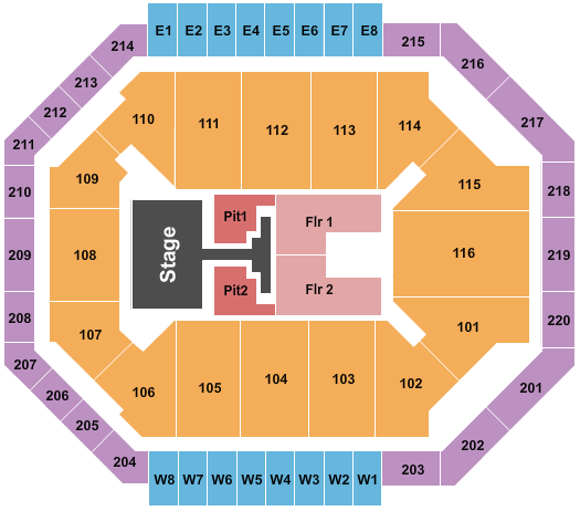 Chartway Arena at Ted Constant Convocation Center Seating Chart: Phil Wickham