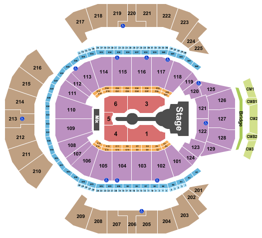 Chase Center Seating Chart: Cardi B