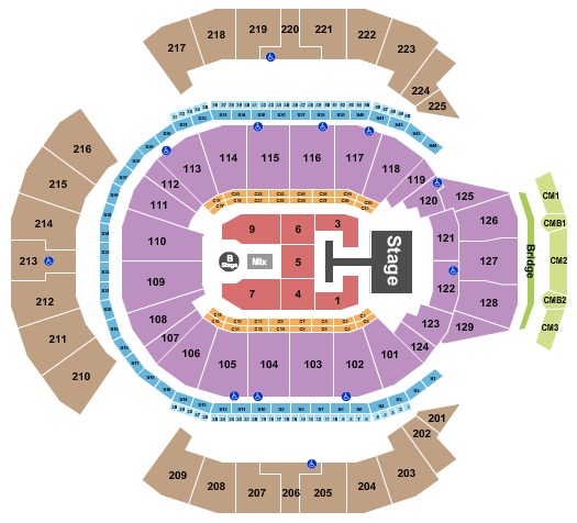 Chase Center Seating Chart: Disney Descendants