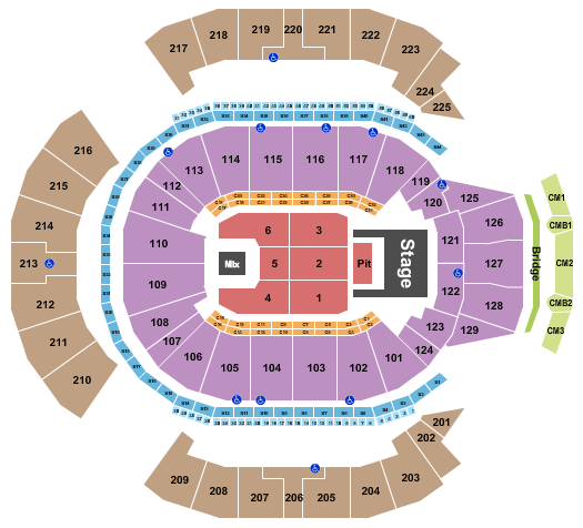 Chase Center Seating Chart: Doja Cat