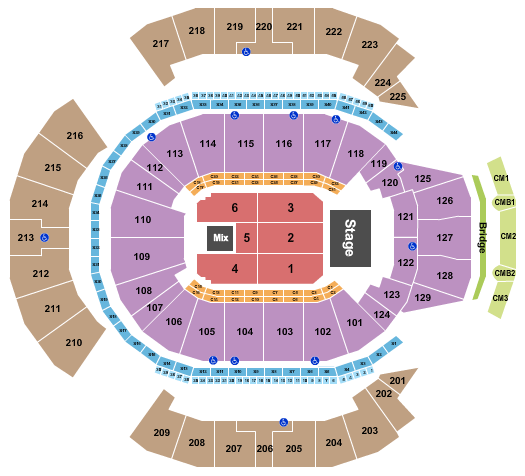 Chase Center Seating Chart