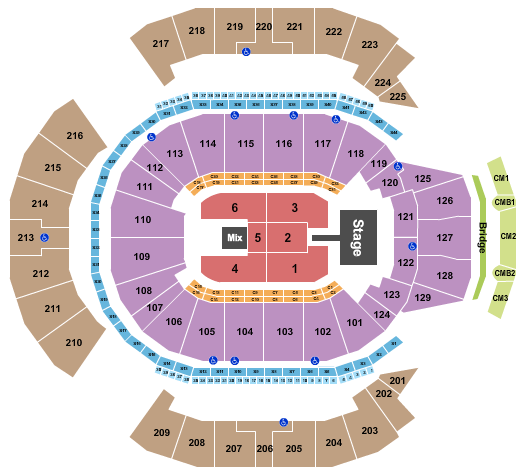 Chase Center Seating Chart: Jhene Aiko