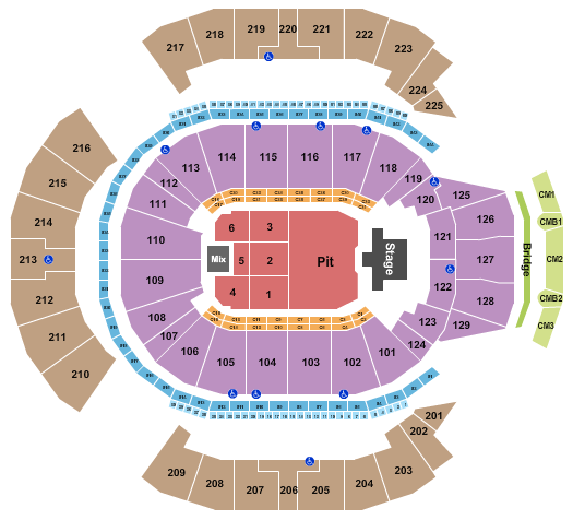 Chase Center Seating Chart: Joji