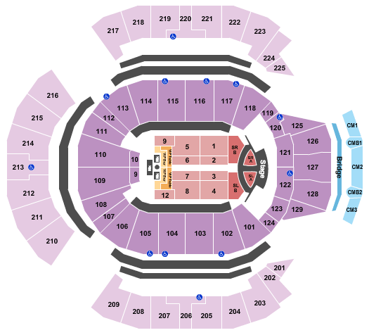 Chase Center Seating Chart